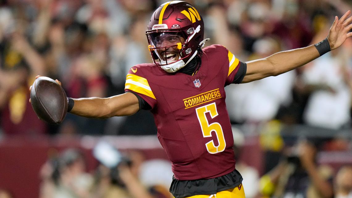 Why Jayden Daniels saved a rookie's TD ball for Washington Commanders |  wusa9.com