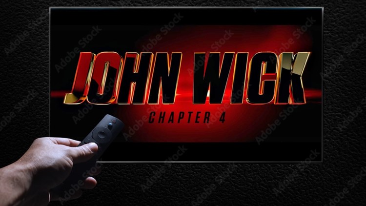 ET catches up with Keanu Reeves at the 'John Wick: Chapter 4' premiere