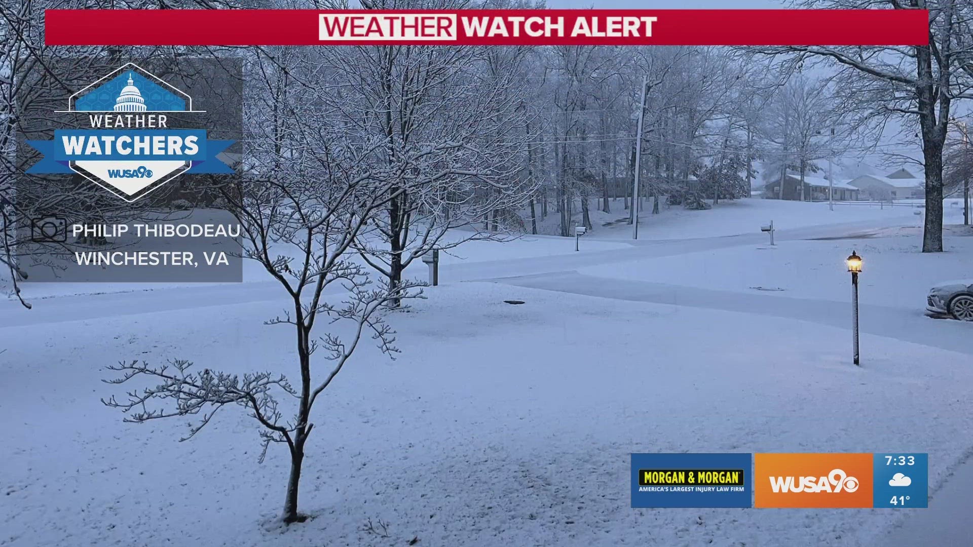 WUSA9 is tracking the wintry weather in the DMV.