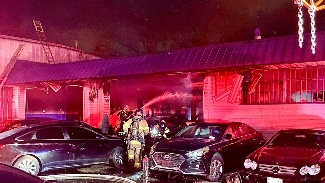 Fire at Maryland repair shop garage damages vehicles inside