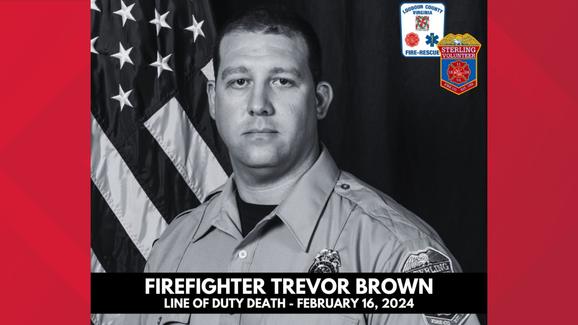 The Loudoun County community is mourning the loss of firefighter Trevor Brown after a deadly house explosion in Sterling late Friday night.