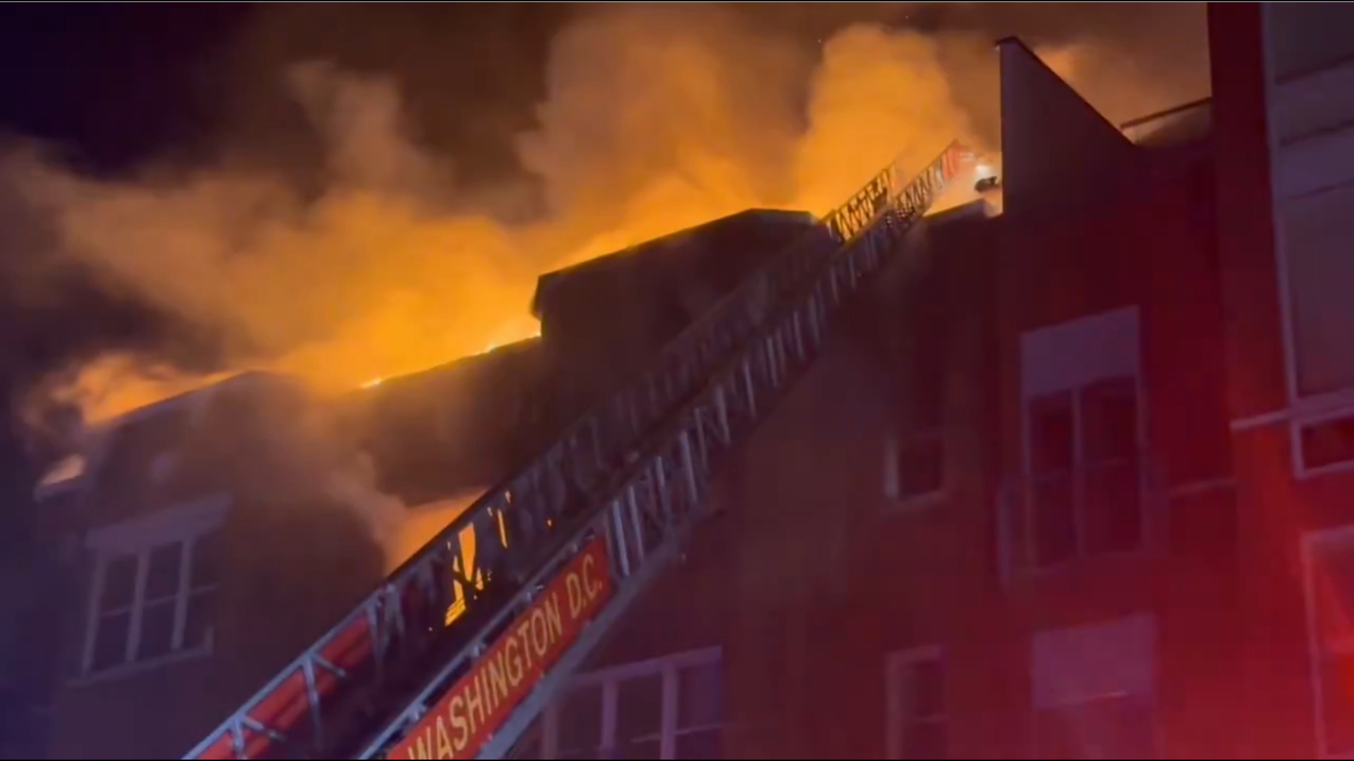 Two rescued, 35 evacuated in early morning Northwest DC apartment fire ...