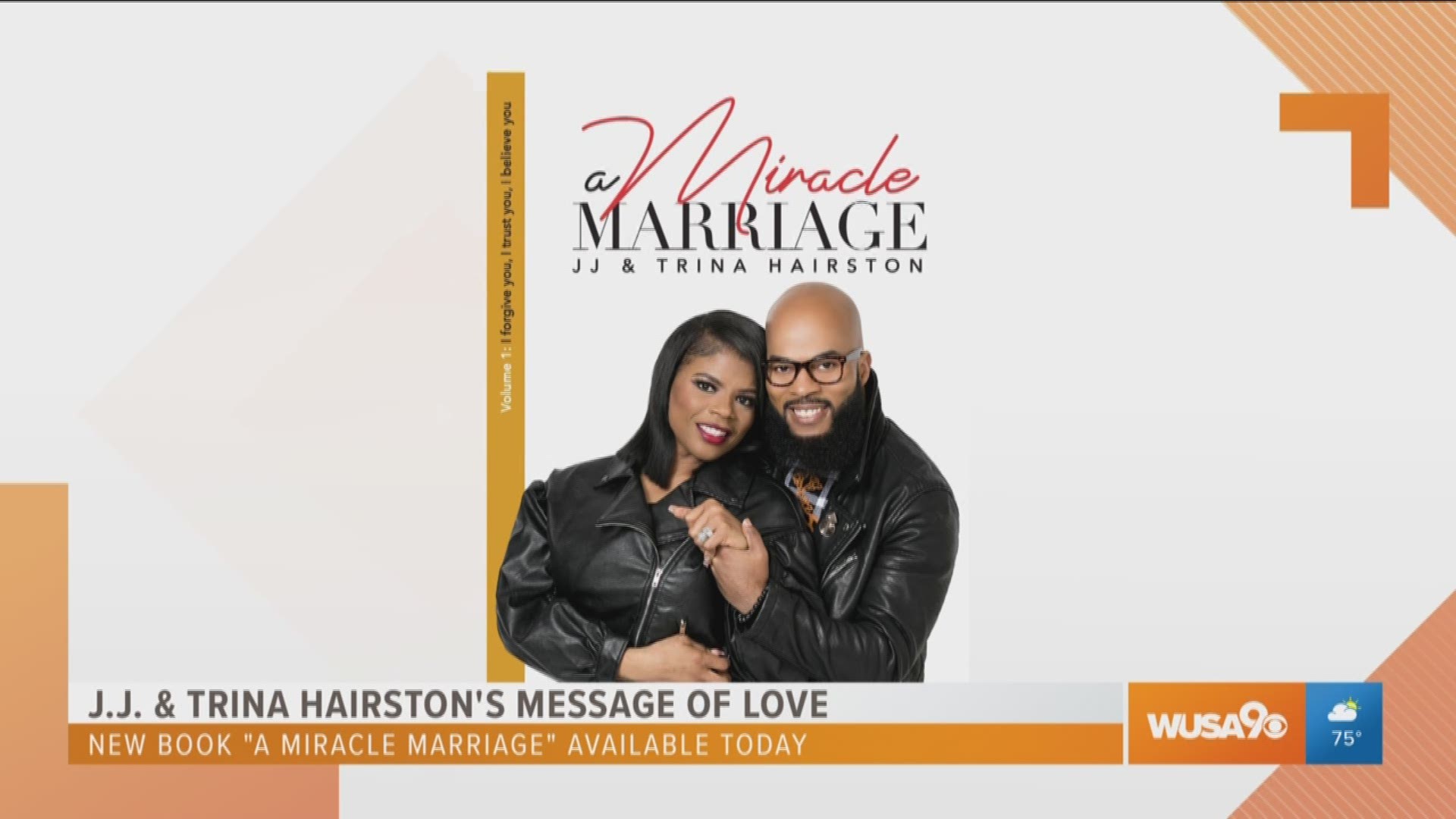 Gospel singer J.J. Hairston and his wife Trina stopped by Great Day to talk about their latest book, "A Miracle Marriage". Their book explores the secrets of love from the perspective of the Hairston's from their 25 years of marriage. J.J.'s 10th studio album "Miracle Worker" is available now!