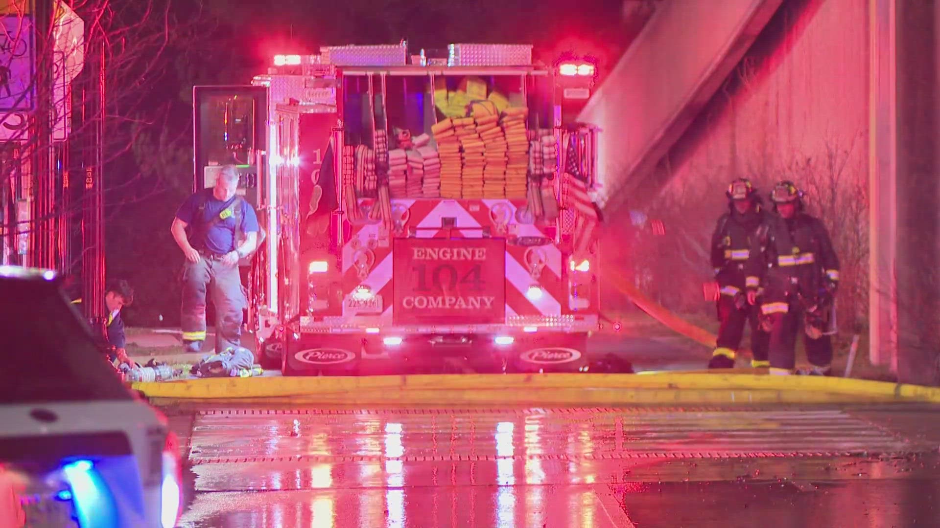 No injuries were reported as a result of the fire.