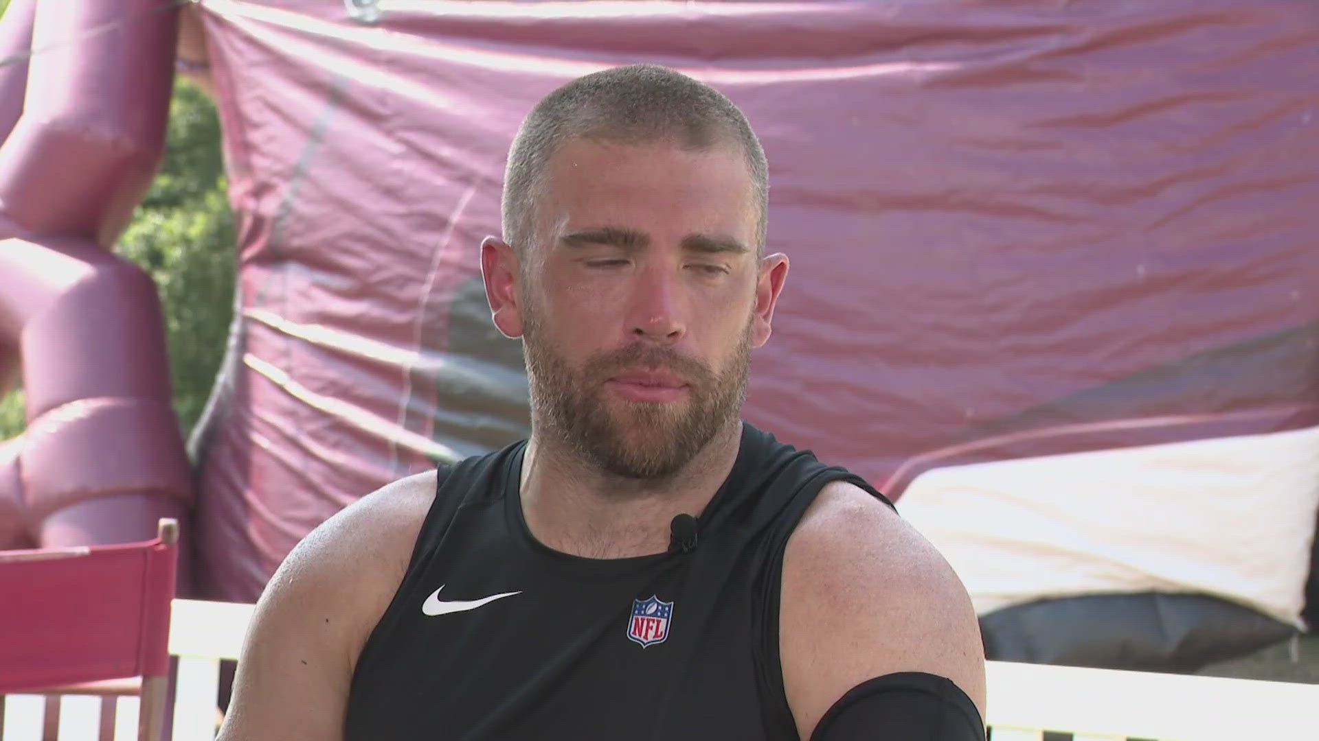 Zach Ertz is still settling into his new colors, burgundy and gold, he sat down with our Chick Hernandez to talk more about it.