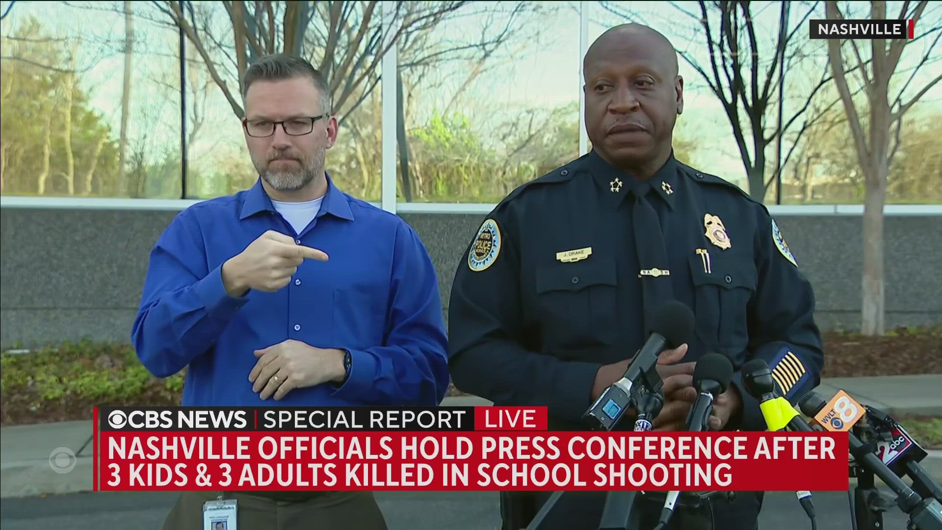 A female shooter wielding two “assault-style” rifles and a pistol killed three students and three adults at a private Christian school in Nashville.