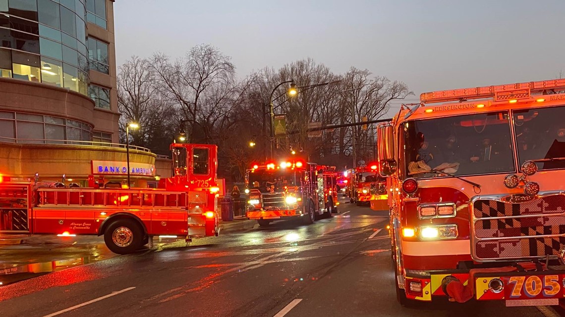 Firefighters Battle 3 Alarm Fire At Silver Spring Apartment