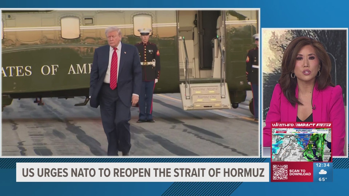 US urges NATO to reopen Strait of Hormuz | wusa9.com