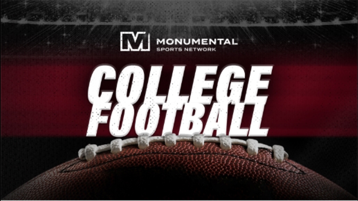 Monumental Sports Network college football scheduled games in 2025 ...