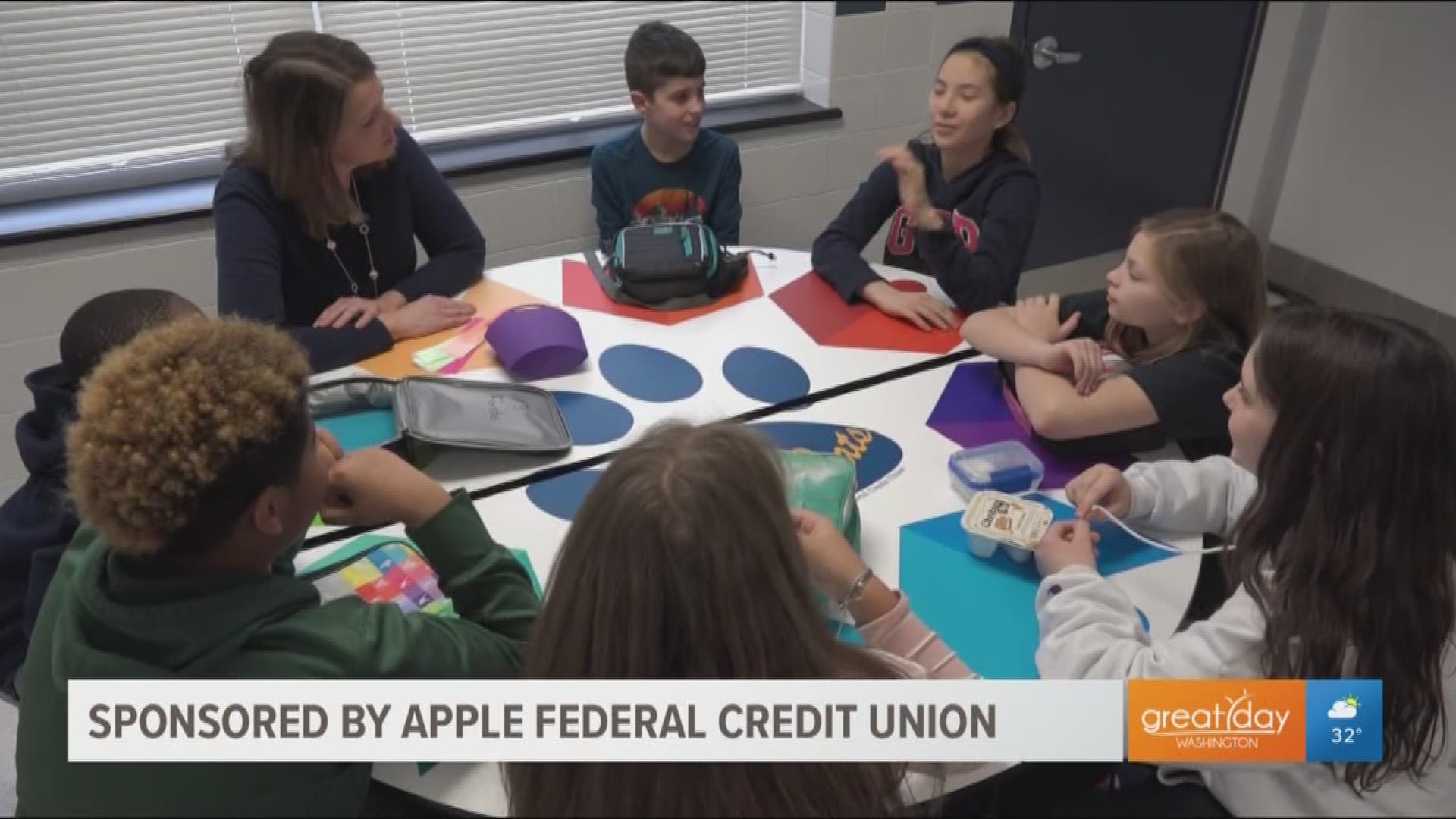 Apple Federal Credit Union is helping spread kindness at Steuart W. Weller Elementary School. This segment is sponsored by Apple Federal Credit Union.
