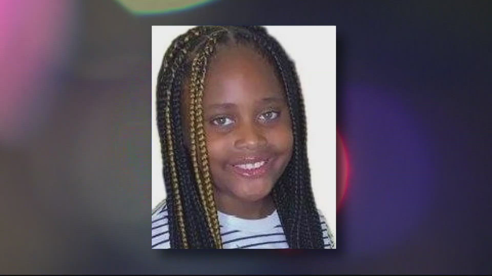 Arianna Davis, 10, of Northeast, D.C., was sitting in her family's car when she was hit by a stray bullet.