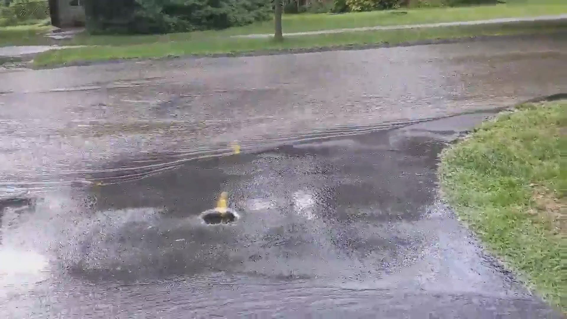 Flooding was seen in the greater DC-area after storms rolled through the area on Saturday.