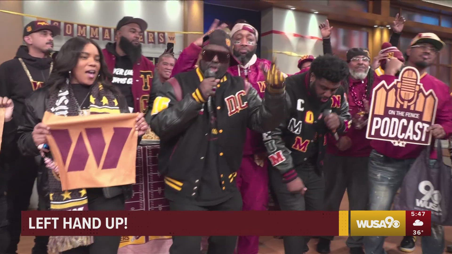 Left Hand Up! Commanders Pep Rally | wusa9.com