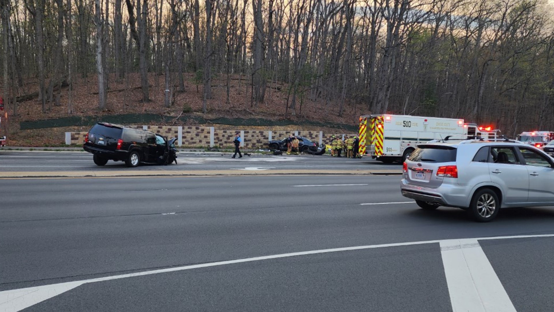 Prince William County Police believe the man driving, was arguing with the woman who was killed when he allegedly drove into oncoming traffic on purpose.