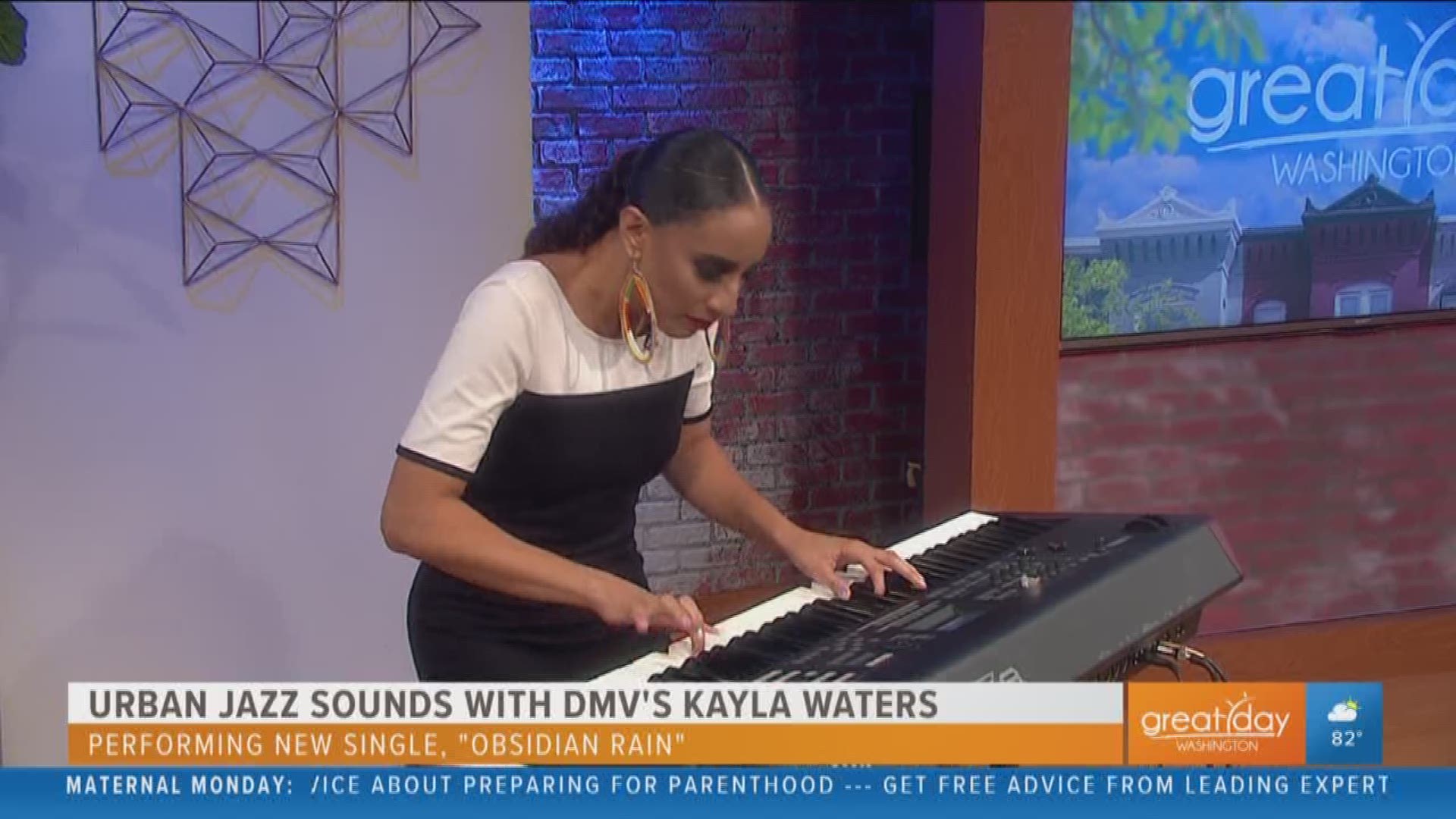 Kayla Waters stops by the Great Day studios to perform her new single, Obsidian Rain.