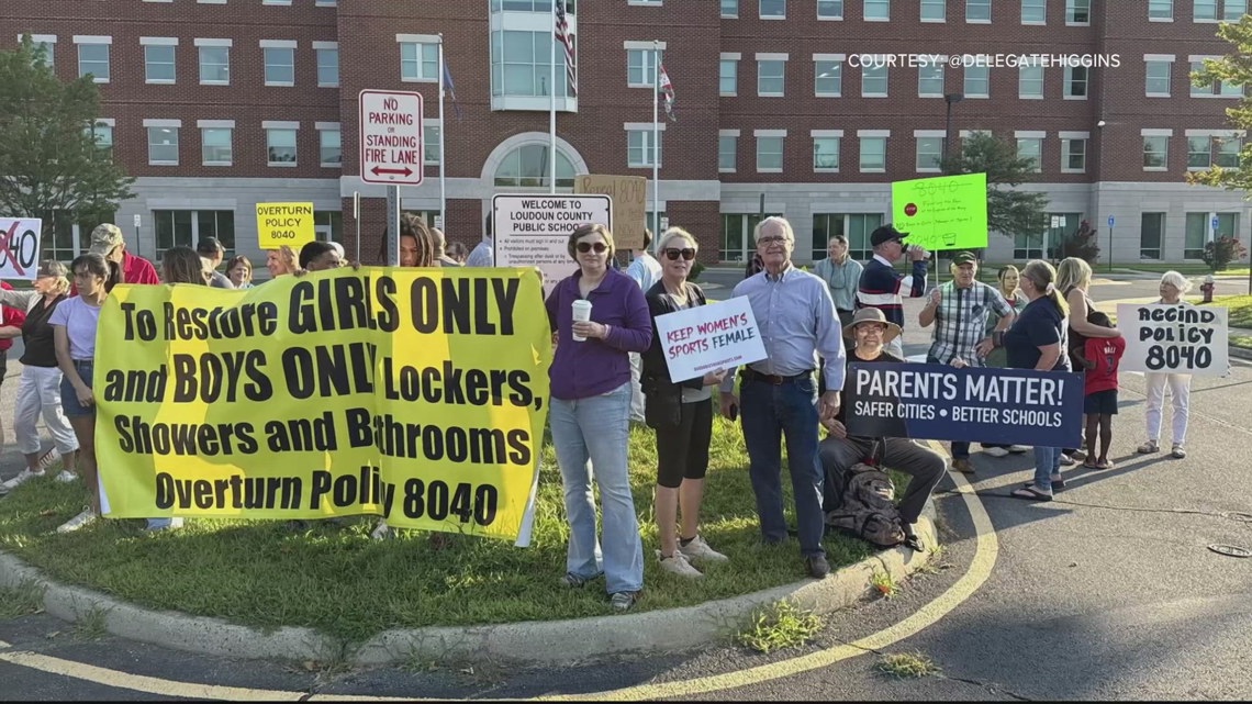 Loudoun County Public School Board holds meeting on bathroom policy