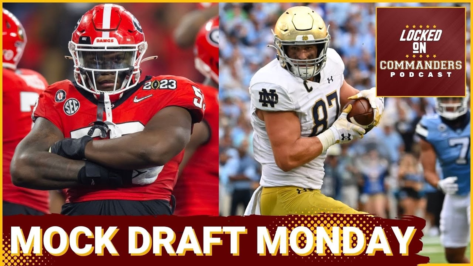 Our first Mock Draft Monday of the year features a first-round, no trade, version with the Commanders taking a potential game-changer with the 16th overall pick.