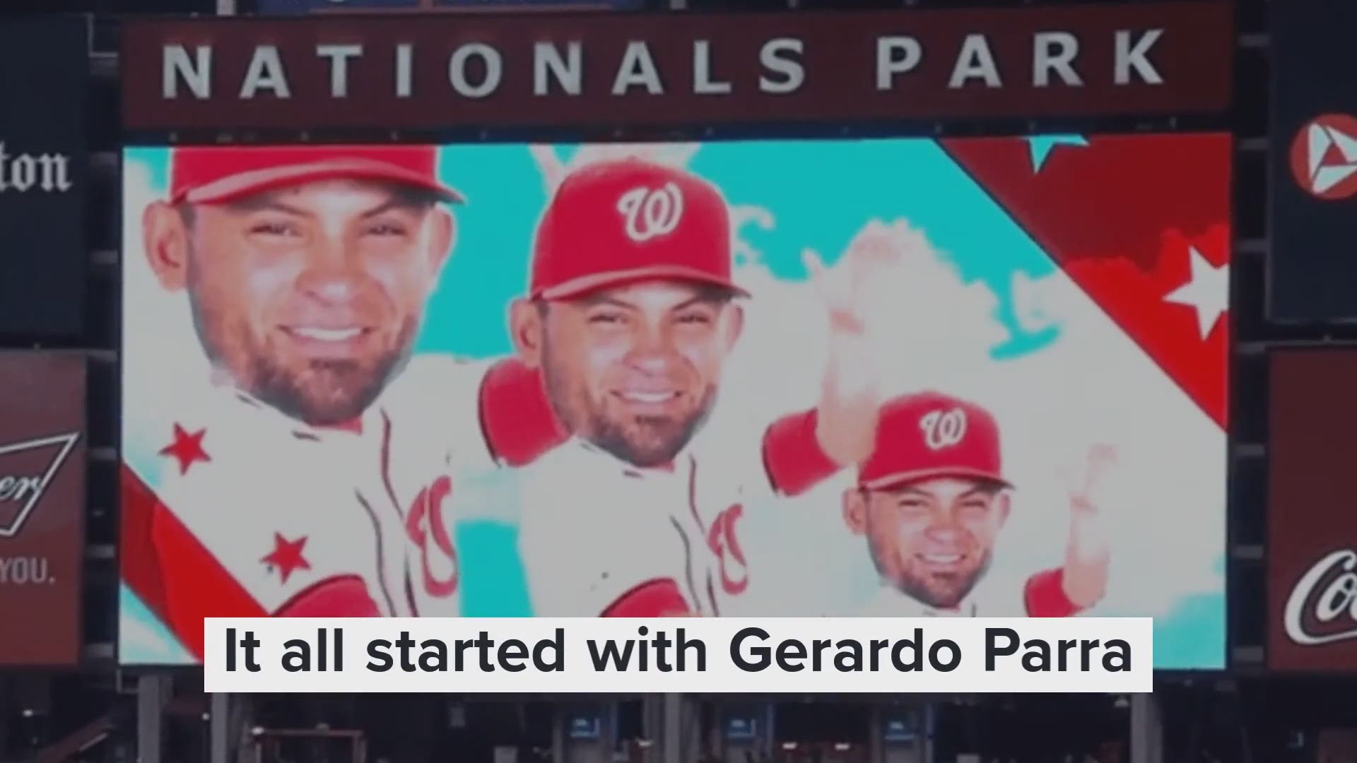 Washington Nationals outfielder Gerardo Parra has been using "Baby Shark" as his walk up song since June. It was a request from his kids.
