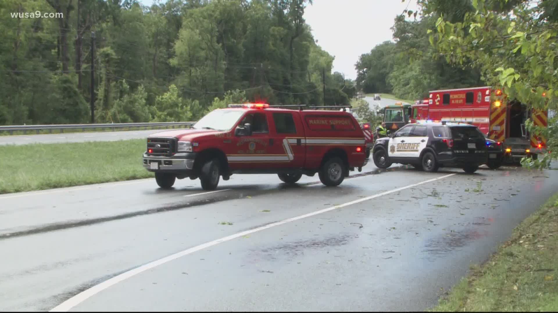 The driver was later reported to have died from injuries. The accident led to road closures near Route 5 for several hours.