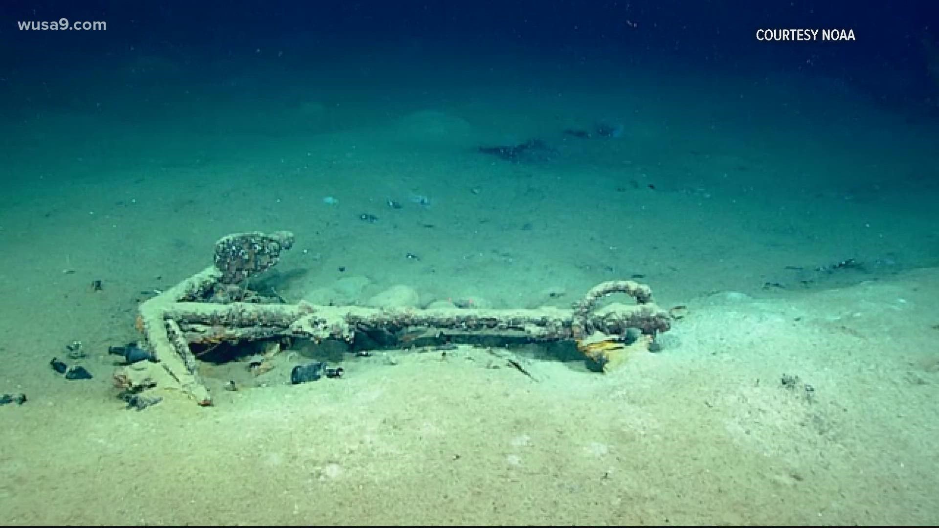 NOAA explores the wreckage of a 207-year-old ship | wusa9.com