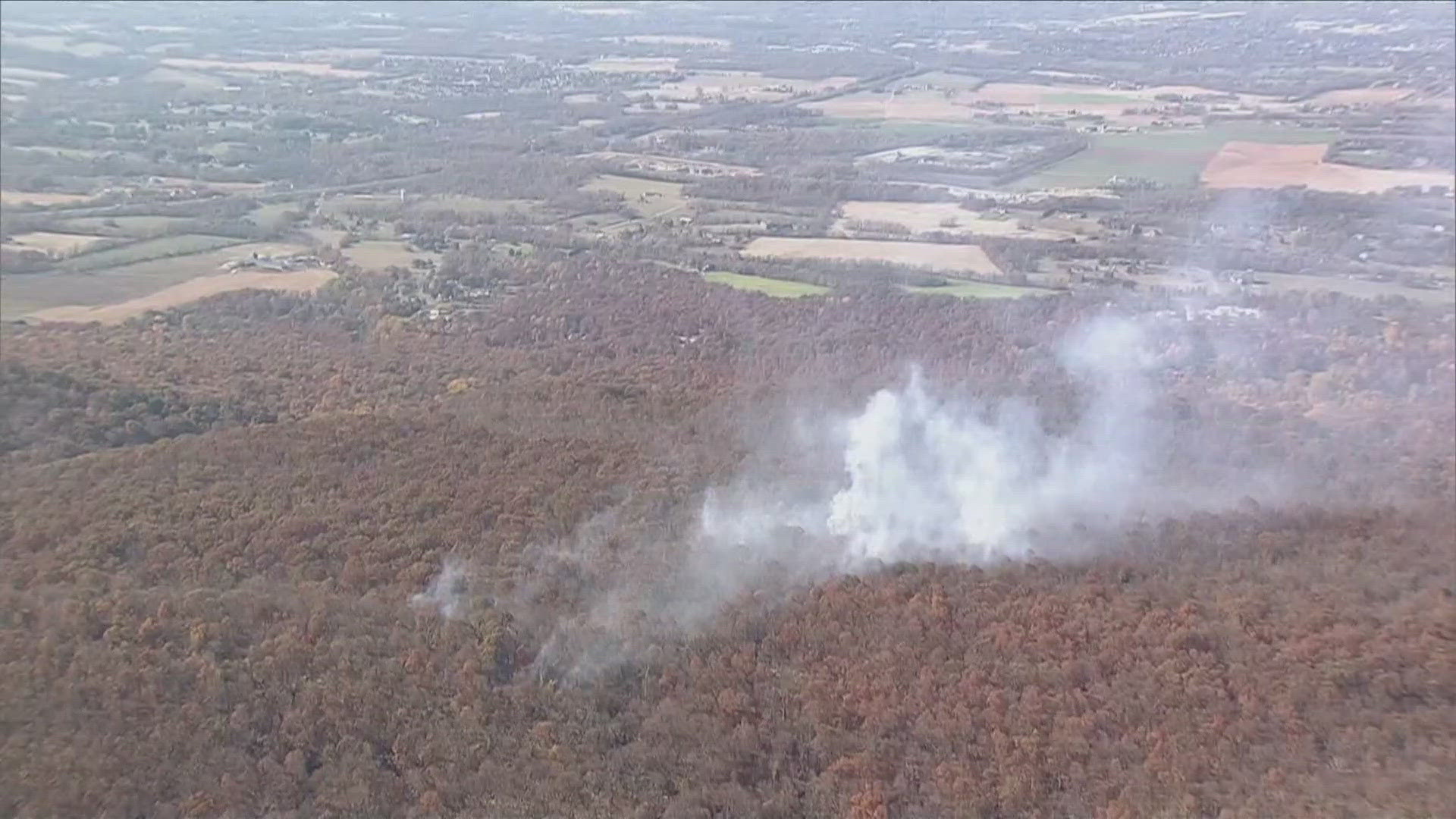 We're dealing with an enhanced risk of fires - like this one burning right now in Frederick County, Maryland.