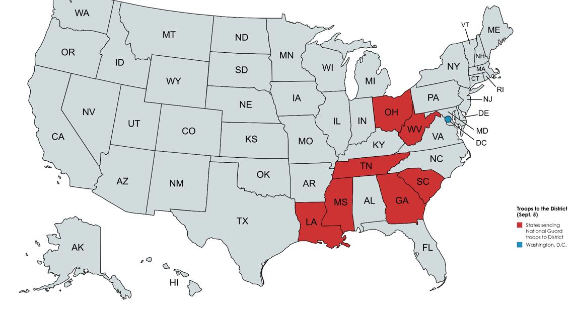 Georgia's Brian Kemp becomes 7th GOP governor to send National Guard to DC
