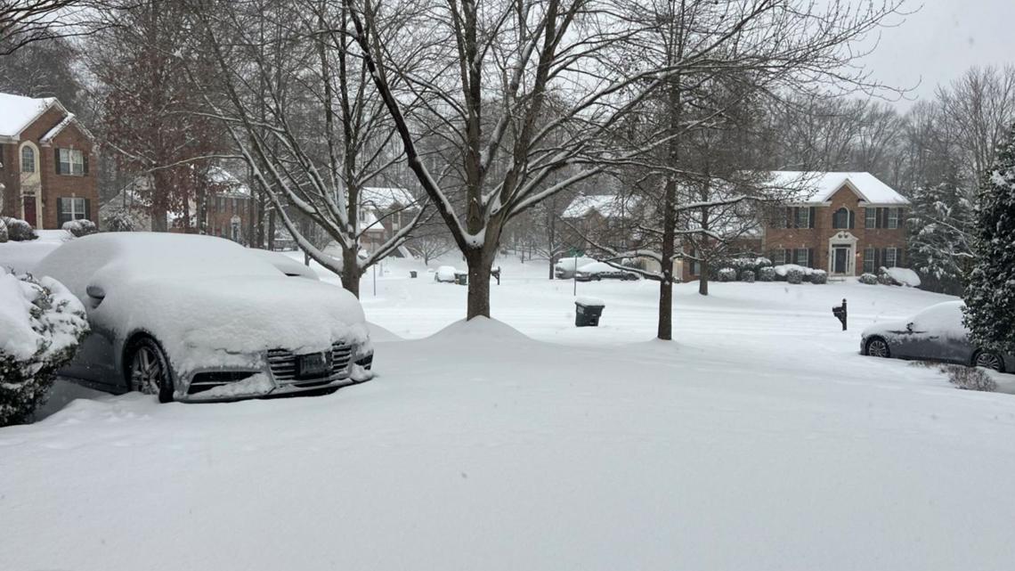 How much snow did DC get today? | wusa9.com