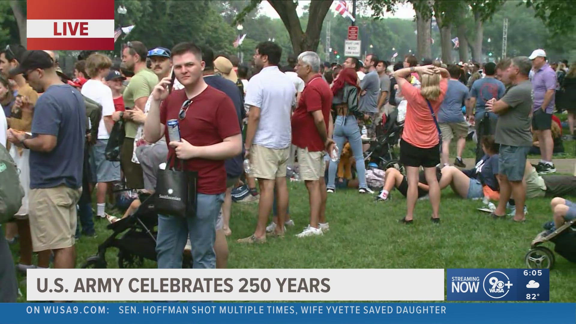 Lisa Meyer traveled from Atlanta to be in D.C. for the celebration, and waited on the Mall since 11 a.m. 
