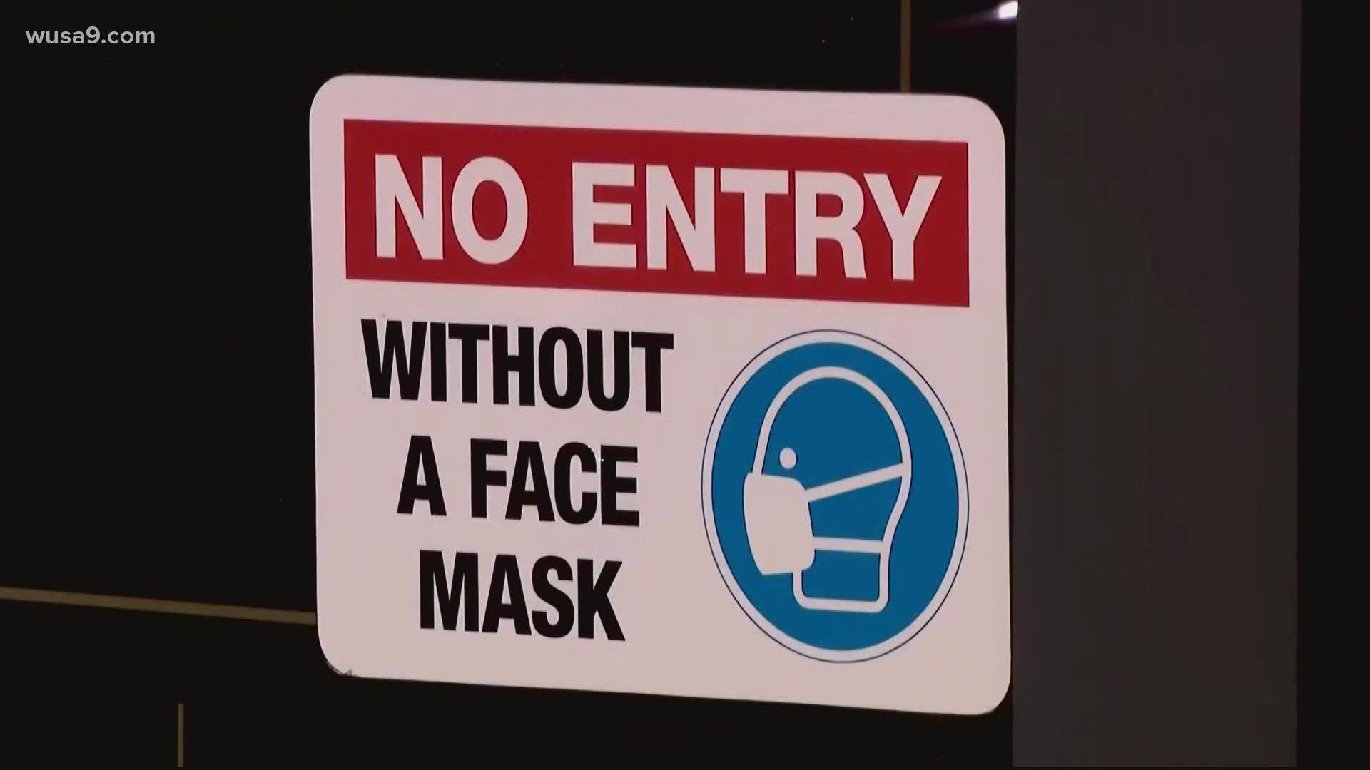 As of now, the countywide indoor mask mandate in Montgomery County is set to expire on February 21.