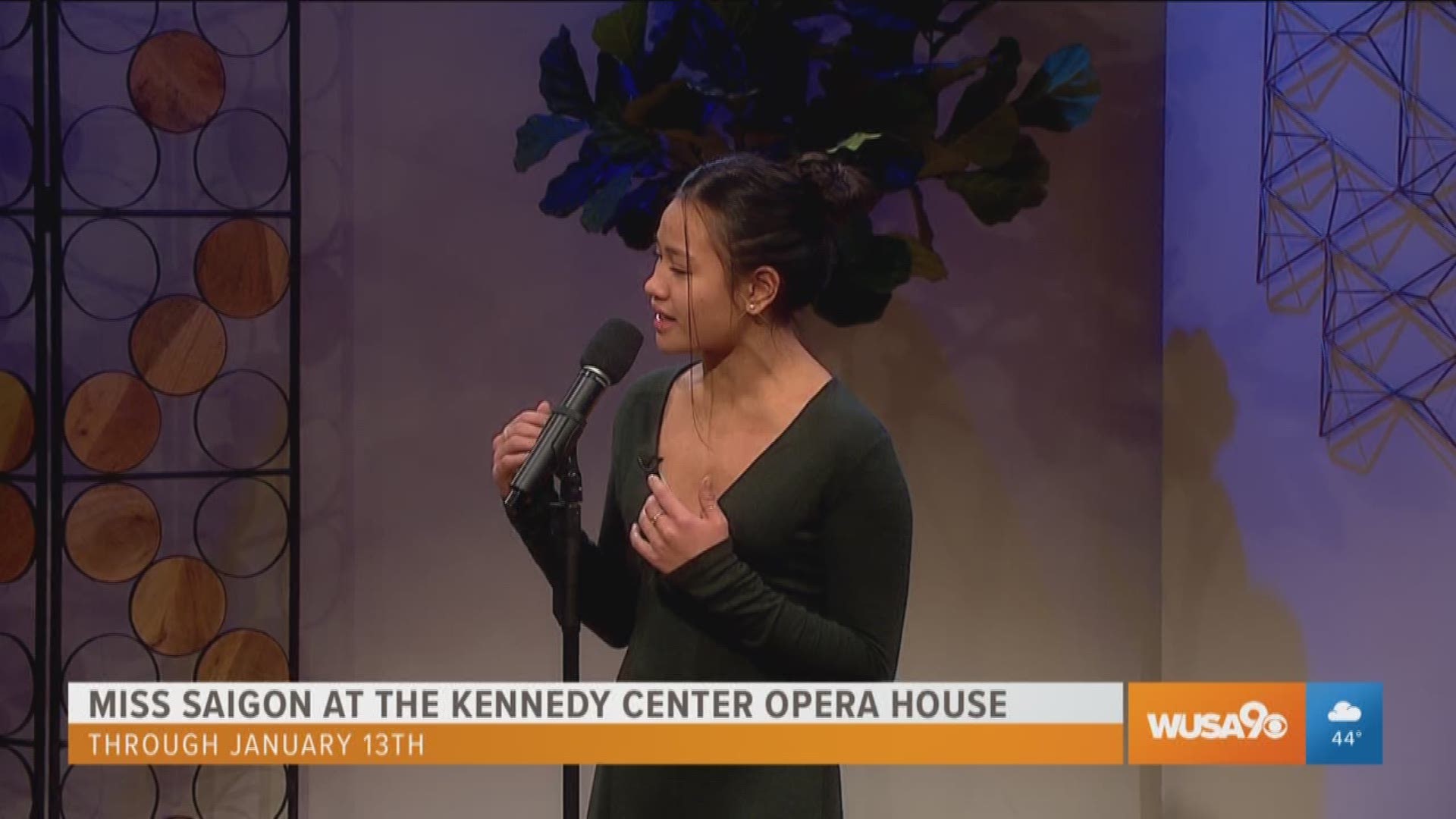 Broadway actress Emily Bautista performs "I'd Give My Life for You" from the show 'Miss Saigon' that you can see now at the Kennedy Center.