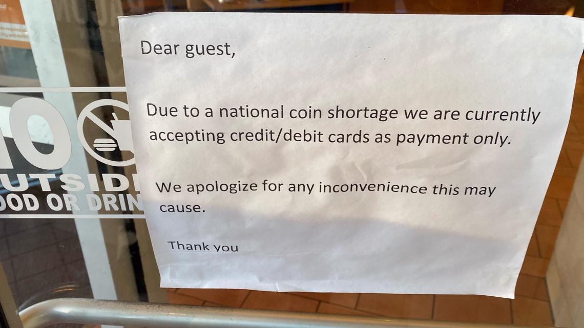 Businesses claim there is national coin shortage. Here's what's actually happening