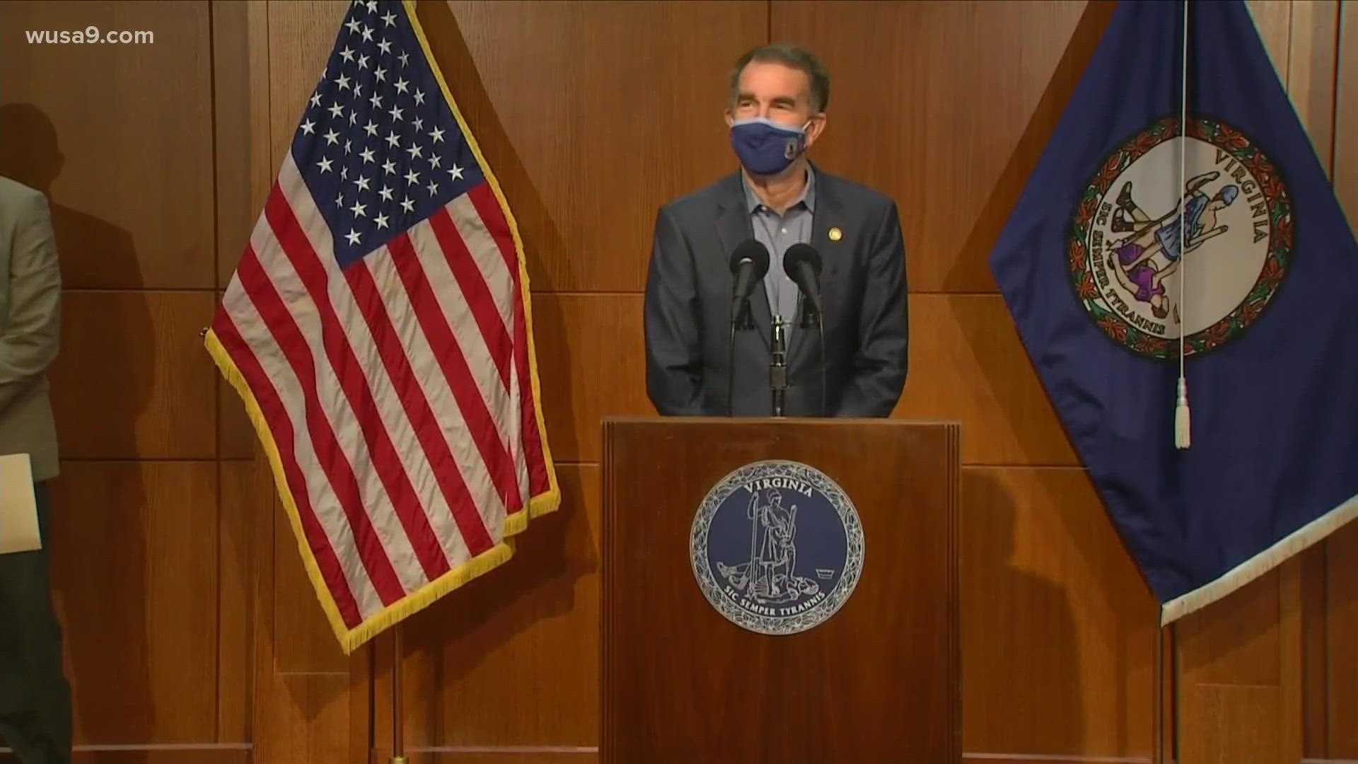 Virginia Gov. Ralph Northam updates the state on coronavirus cases and plans for reopening.