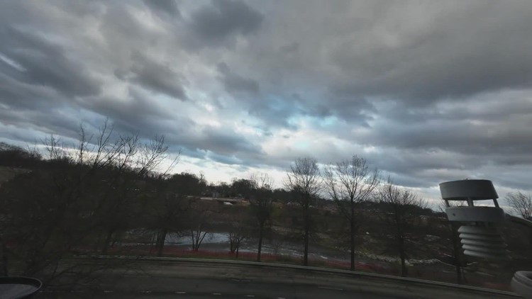 45 second time lapse of fast moving clouds