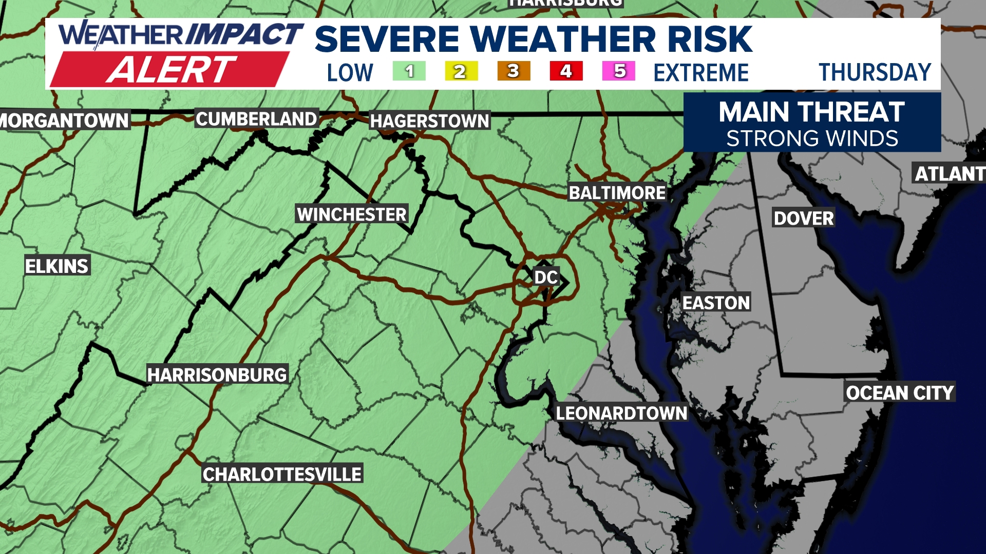 Storms, heavy rain could disrupt Thursday evening commute in DC | wusa9.com