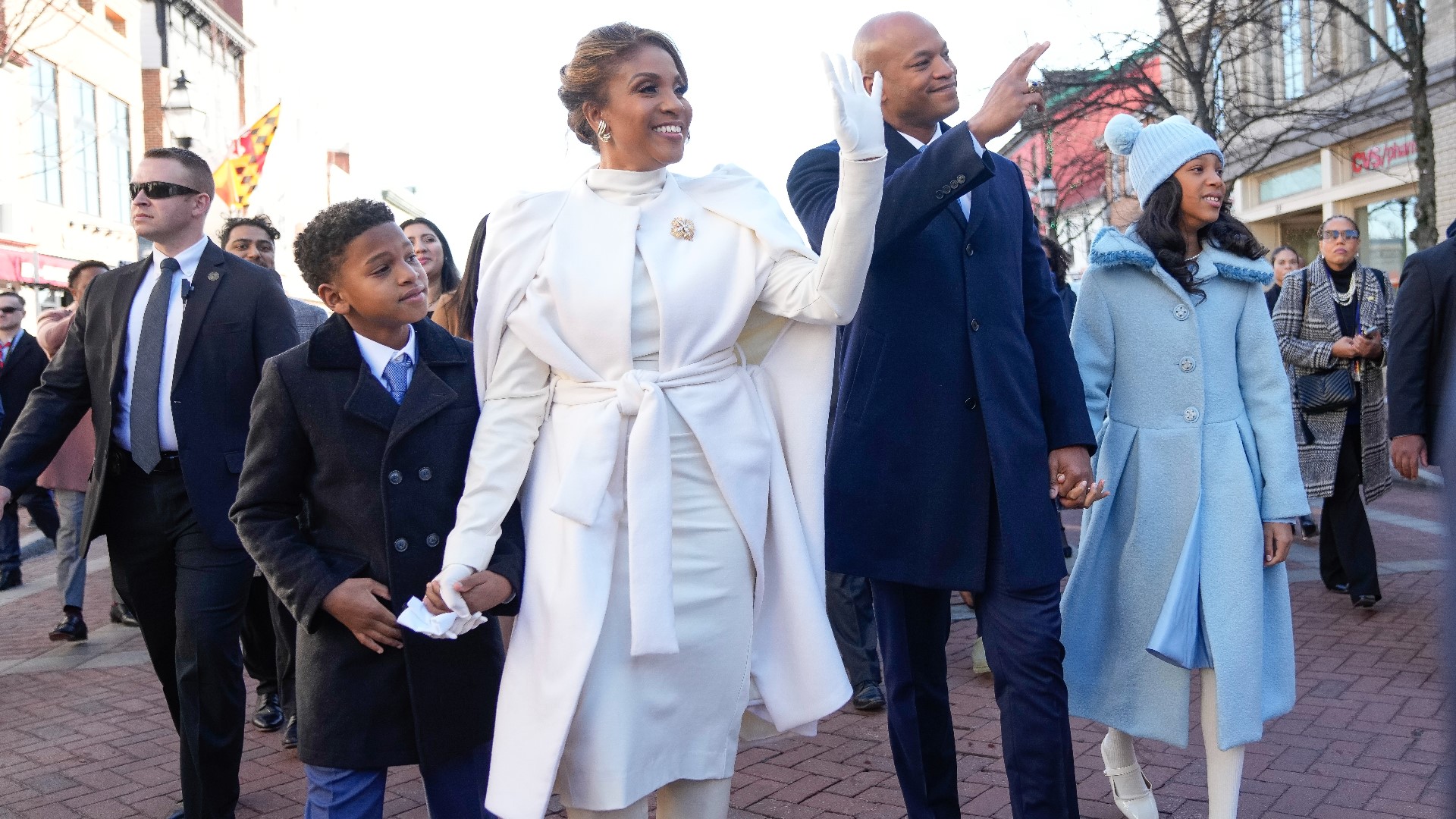 Fashion stylists, Lana Rae and Maria Williams, share their inspiration for styling the First Lady of Maryland during Inauguration festivities.