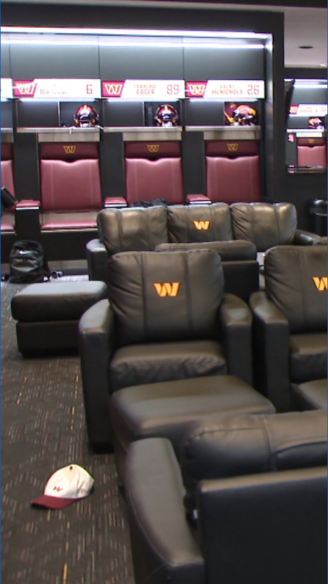 New locker room welcomed by Commanders veterans | wusa9.com
