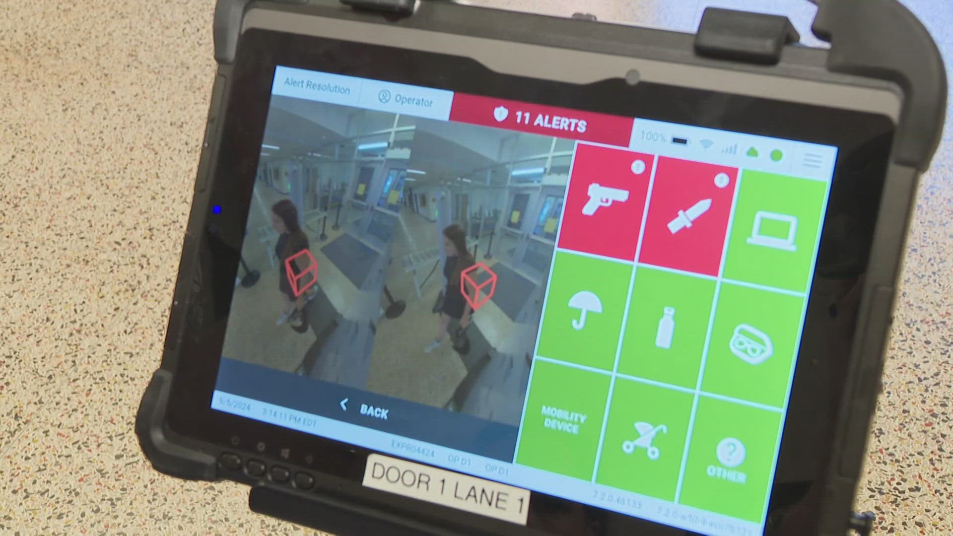 The weapons detection scanners will be used at all home varsity football and boys varsity basketball games.