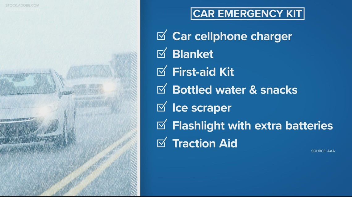 What if you get stranded? Here's how to make a car emergency kit