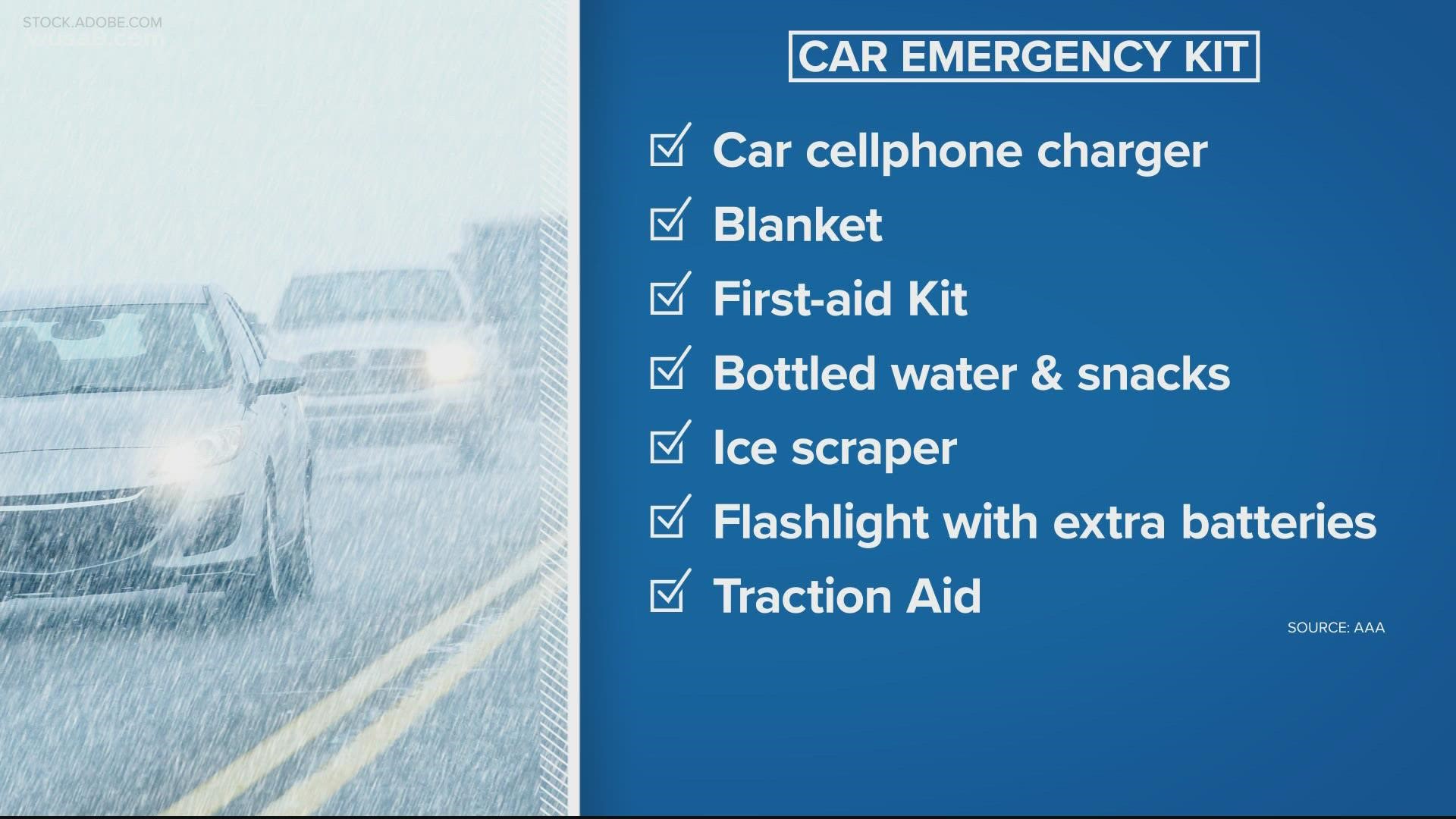 Winter Road Safety: Build an emergency car kit