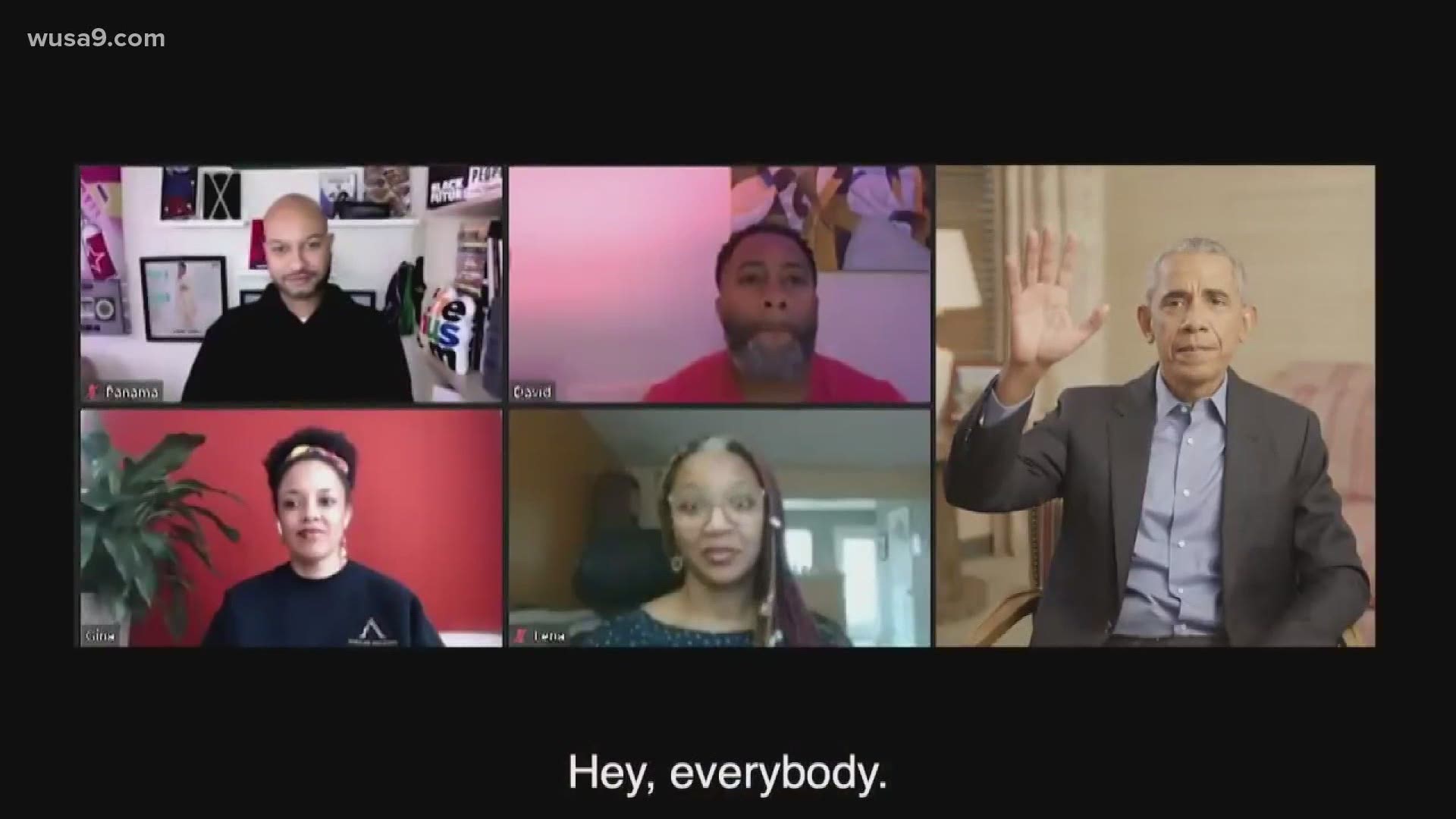 Former-President Barack Obama showed up at a virtual book club meeting on Tuesday.