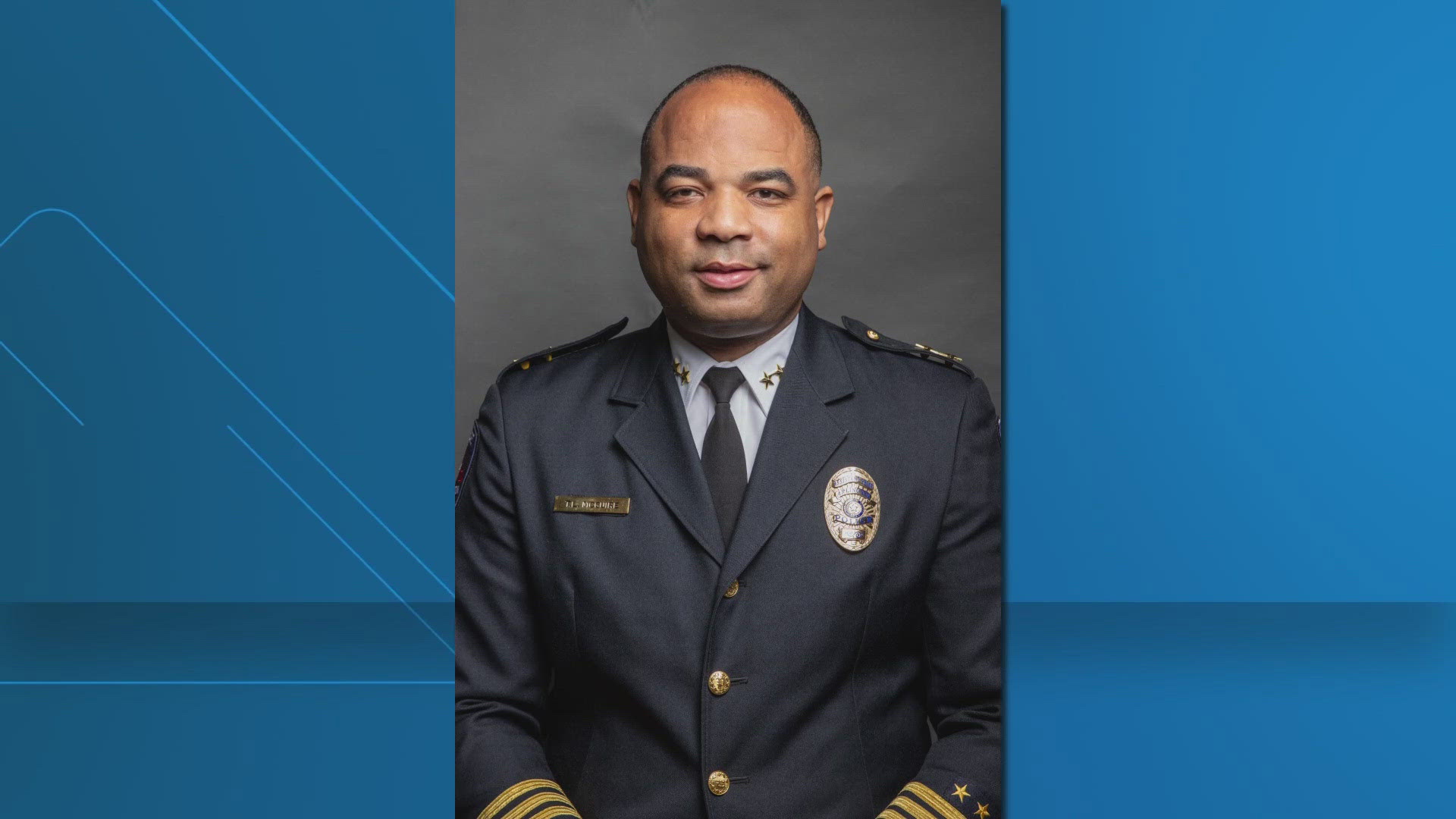 City officials say Tarrick McGuire will become the new chief of police for the Alexandria Police Department.