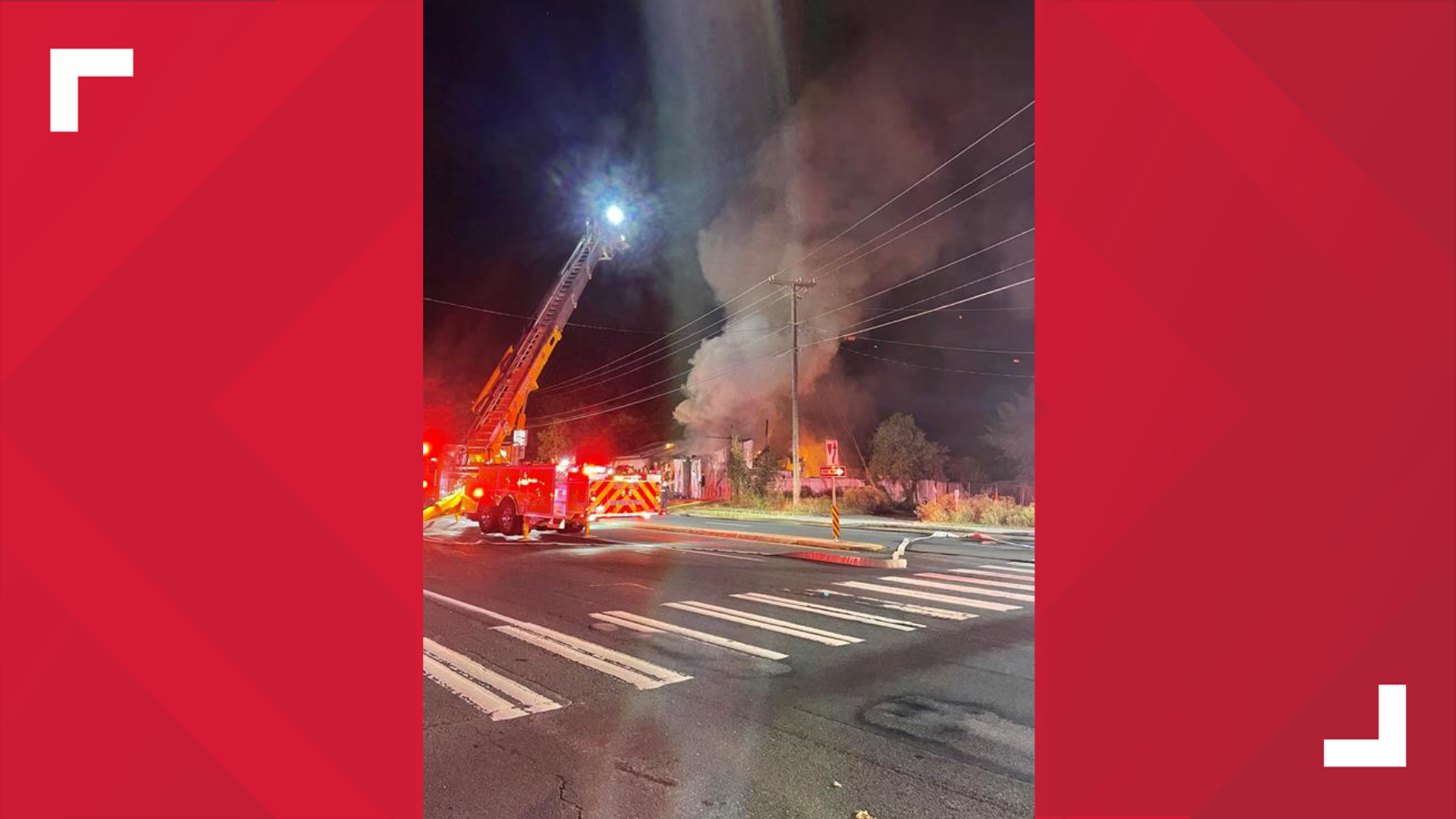 Woodbridge used auto parts business burns down