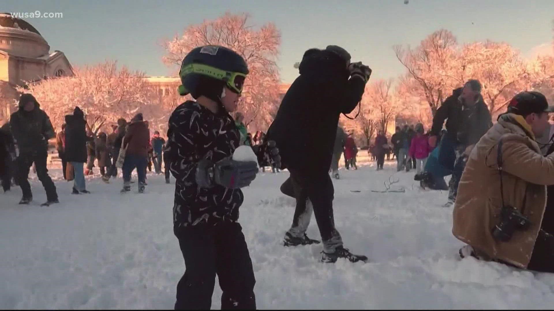 It's a winter tradition in the nation's capital.