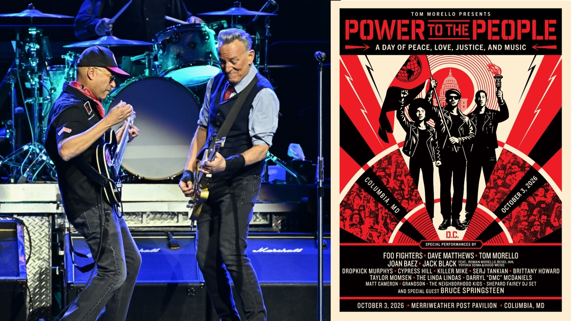 Bruce Springsteen brings rock and protest to DC, and he's coming back before election day