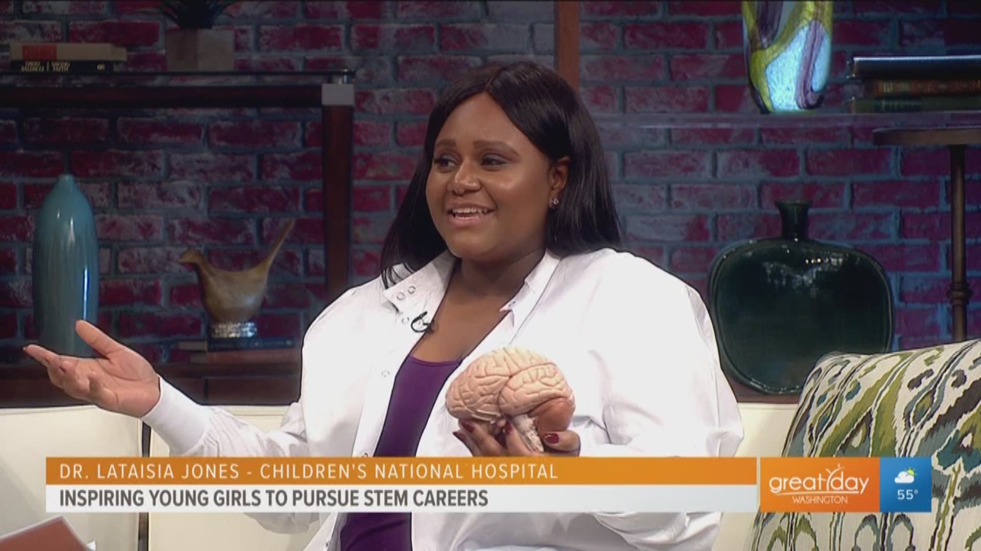 Dr. Lataisia Jones of Children's Hospital explains how to attract young women to careers involving STEM education. She is featured on CBS' Mission Unstoppable.