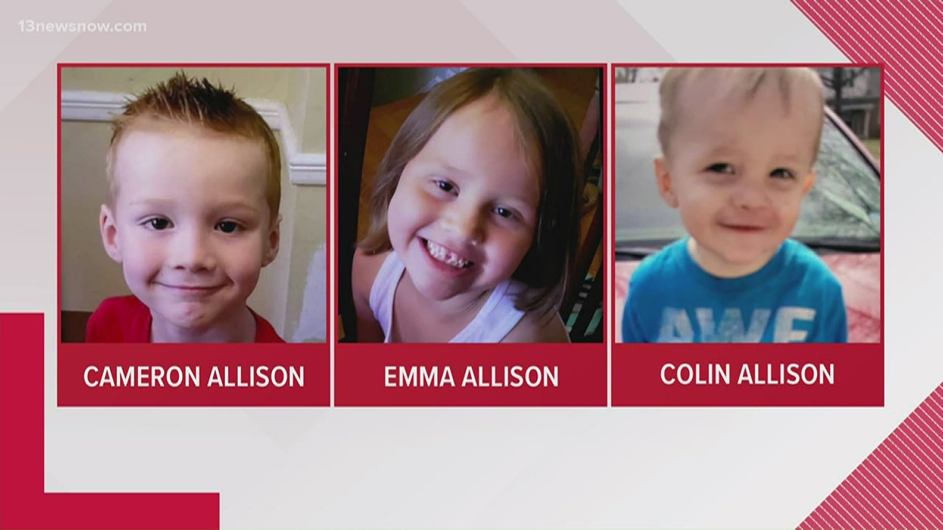 The kids may have been abducted by John Allison. He is driving a 1999 Maroon Chevy Suburban with tags VVU-3796 or 2006 Maroon Cadillac with tags VMV-8238.