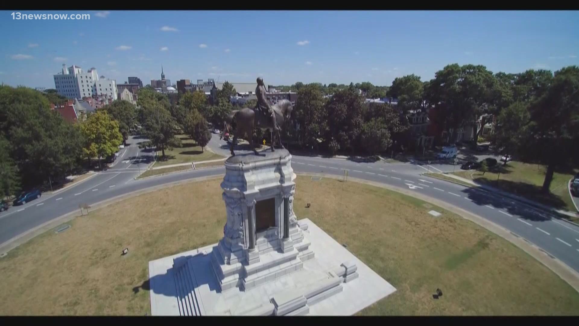 Attorney General Mark Herring announced that the huge Robert E. Lee statue should be coming down after a judge found it was raised in the backdrop of white supremacy