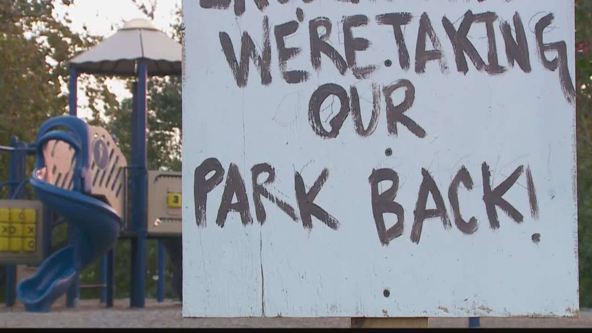 Father Posts Sign At Local Park Warning Drug Dealers To Stay Away Wusa9 Com