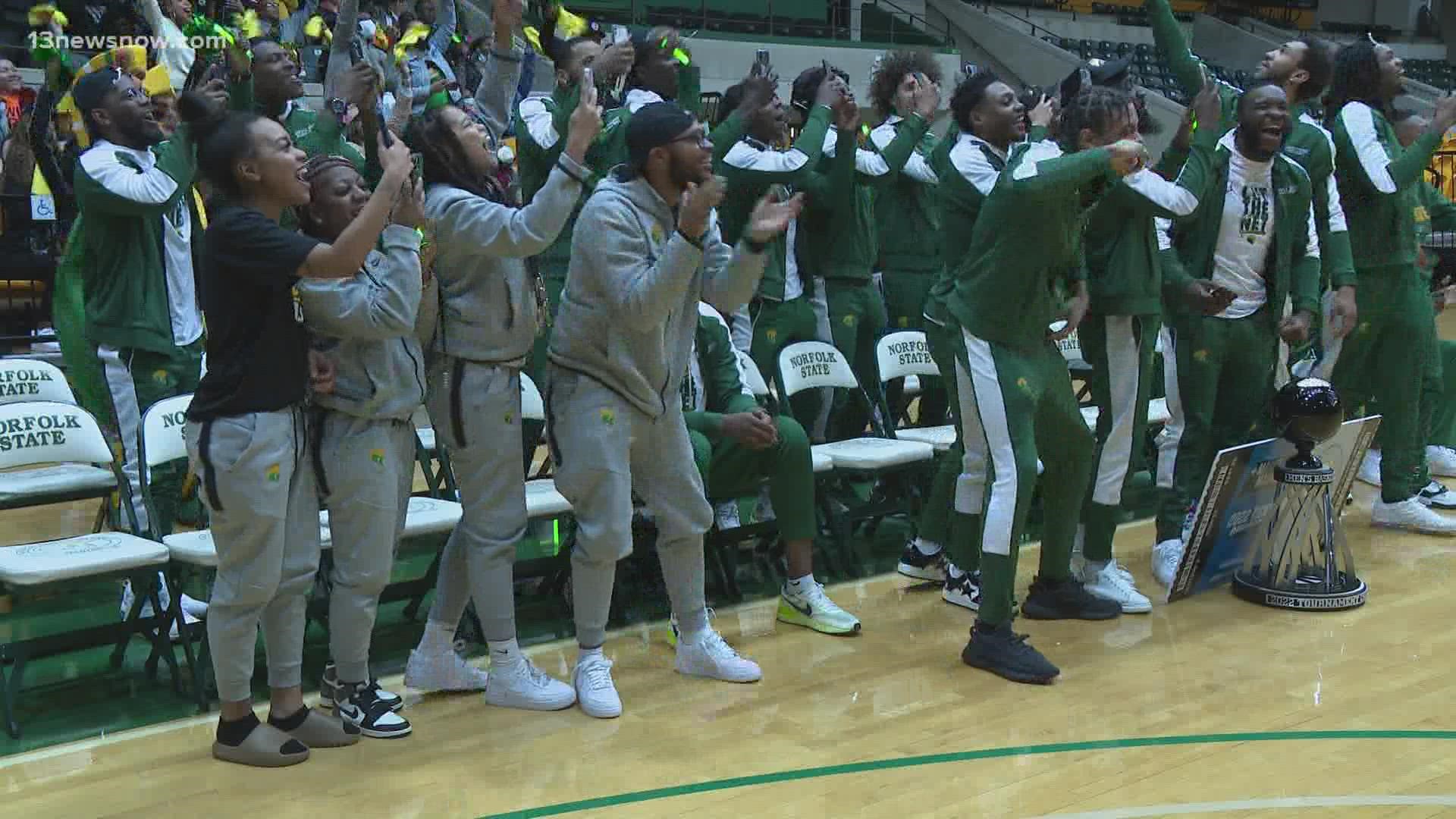 NSU will face a #1 seeded Baylor in the NCAA Tournament first round.
