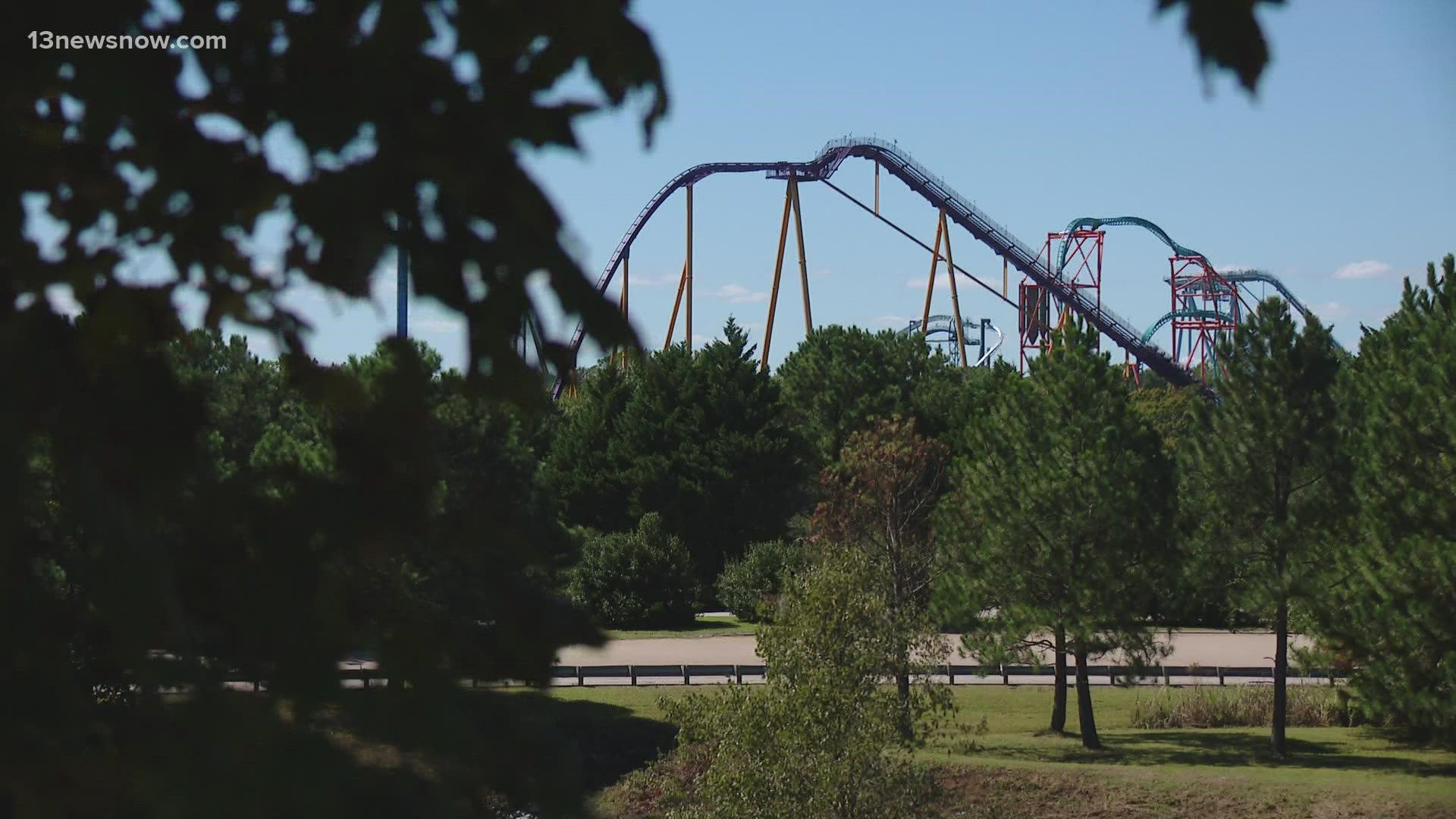 Busch Gardens will not allow bags in the theme park after 4 p.m.
